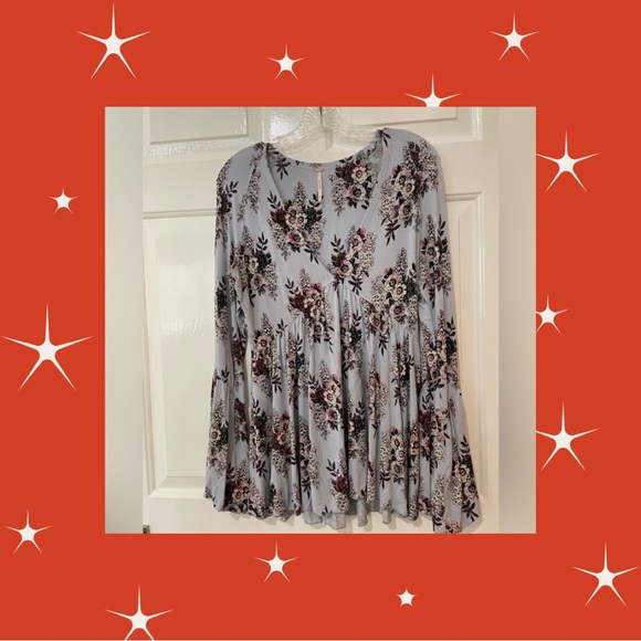 Free People Speakeasy Printed Top - Picture 1 of 9